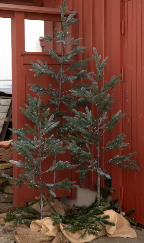 Frostad LED-gran för utomhusbruk.