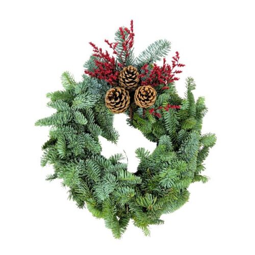 Gravkrans med nobilisgran