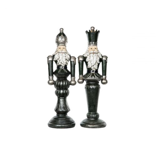 Set med två nötknäppare grön, 65 cm och 40 cm