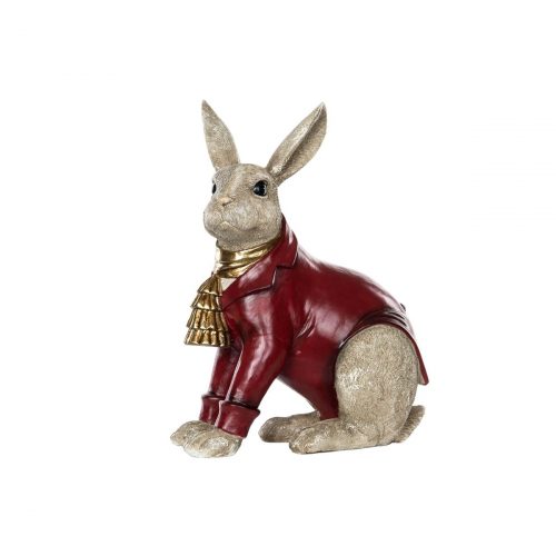 Dekorationskanin i kavaj och halsduk, 40 cm.
