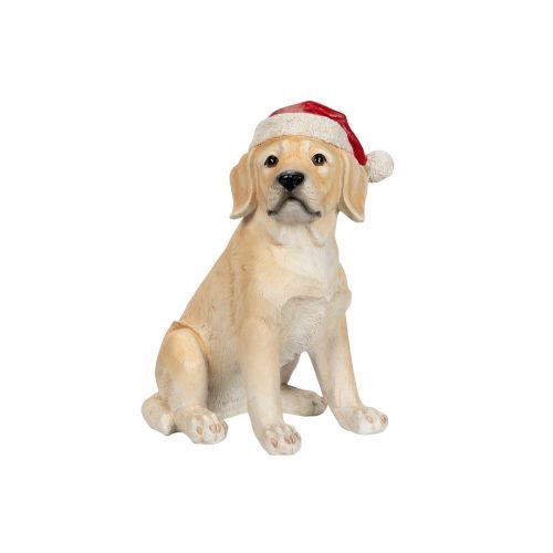 Labrador med tomteluva, 41 cm.