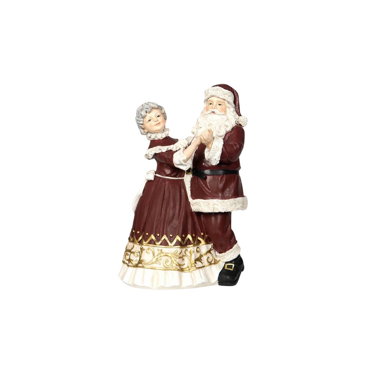 Tomtefar och tomtemor som dansar