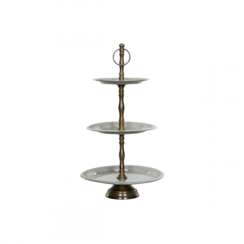 Våningsfat i stone emalj.