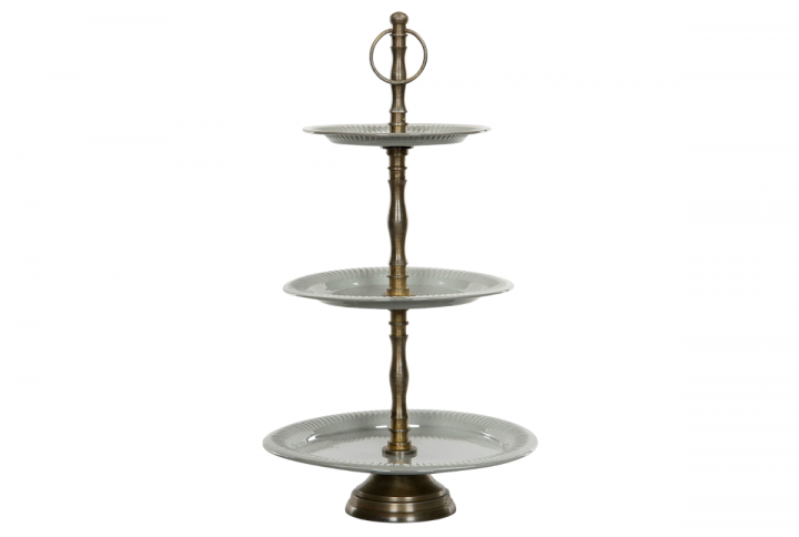 Våningsfat i stone emalj.