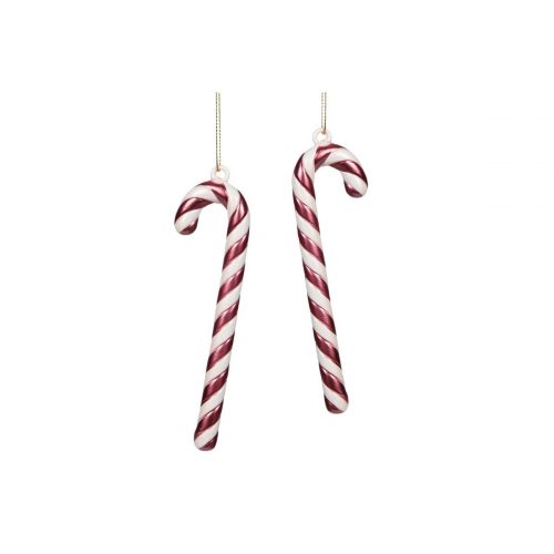 Hängande polkagriskrok, 17 cm.