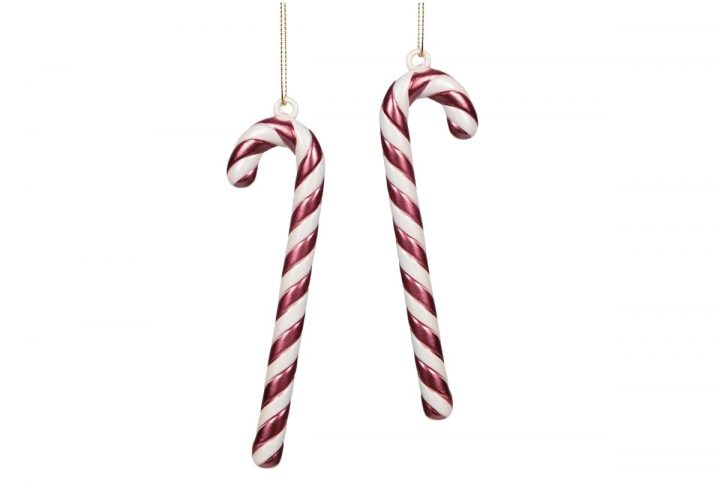 Hängande polkagriskrok, 17 cm.