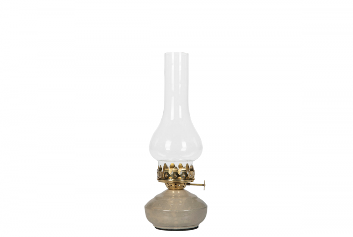 Värmeljuslykta Ariana i greige.