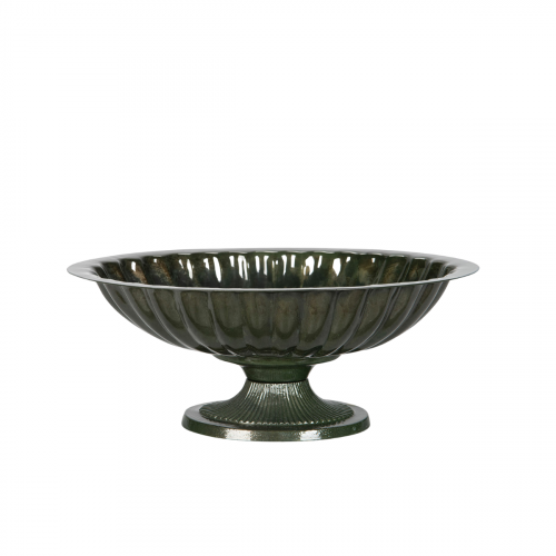 Fat på fot i färgen Kale.