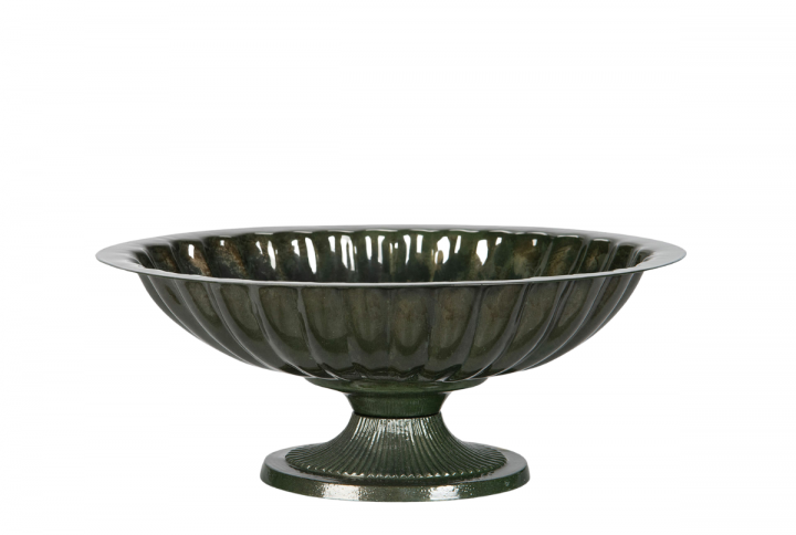 Fat på fot i färgen Kale.