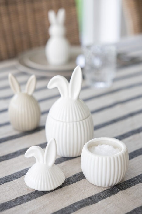 Alba keramikburk kanin med lock