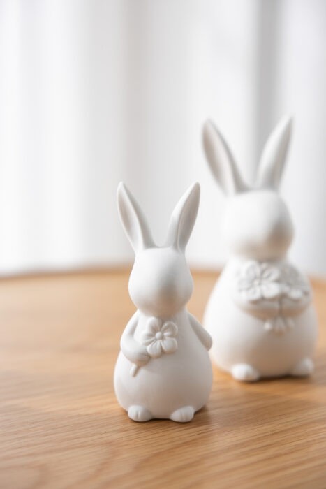 Alicia dekoration kanin i matt keramik