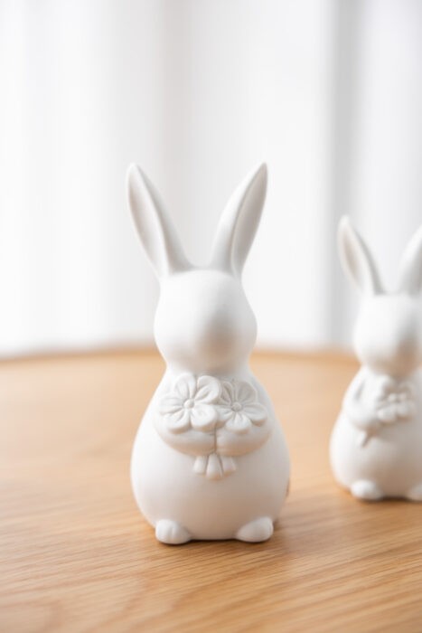 Ilse dekoration kanin i matt keramik