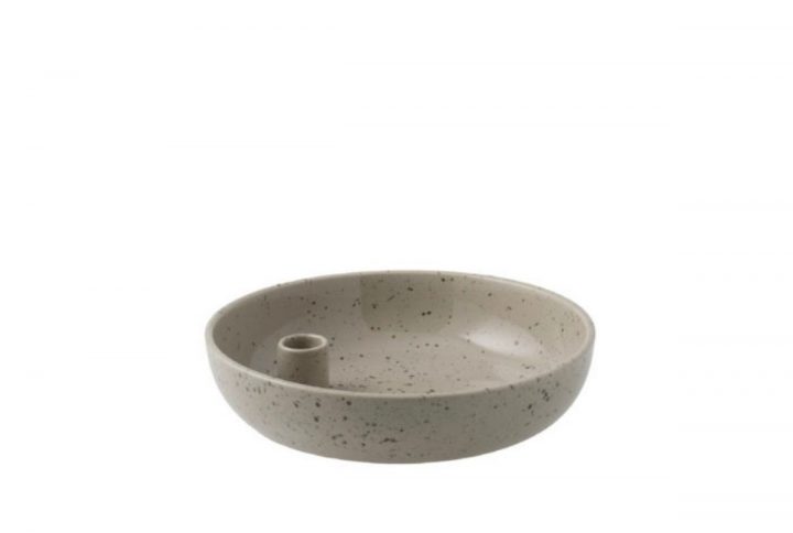 Lidatorp ljusstake i keramik med skål