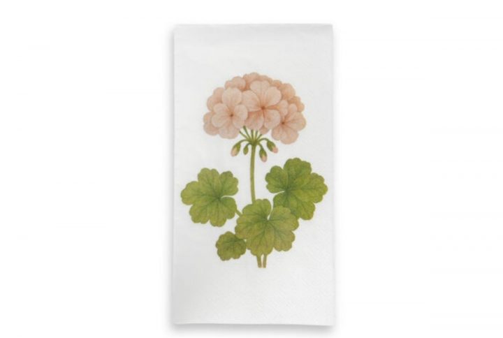 Pappersservetter med blommotiv