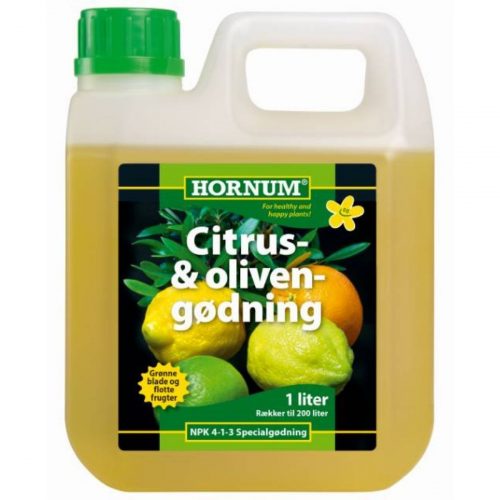 Hornum Citrus- & Olivnäring för citrusväxter och olivträd.