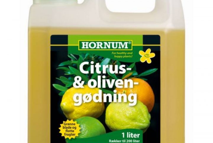 Hornum Citrus- & Olivnäring för citrusväxter och olivträd.