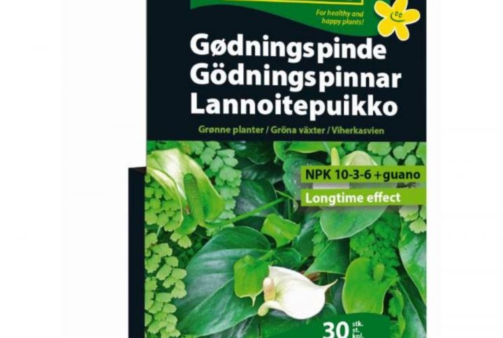 Hornum Gödselpinnar för gröna växter och palmer.
