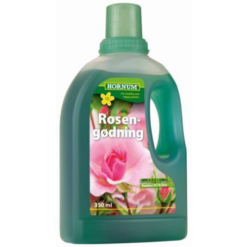 Hornum Rosnäring för rosor i kruka och trädgård.